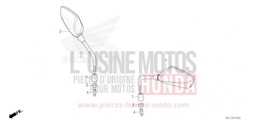 MIROIR CB1000GTT de 2026